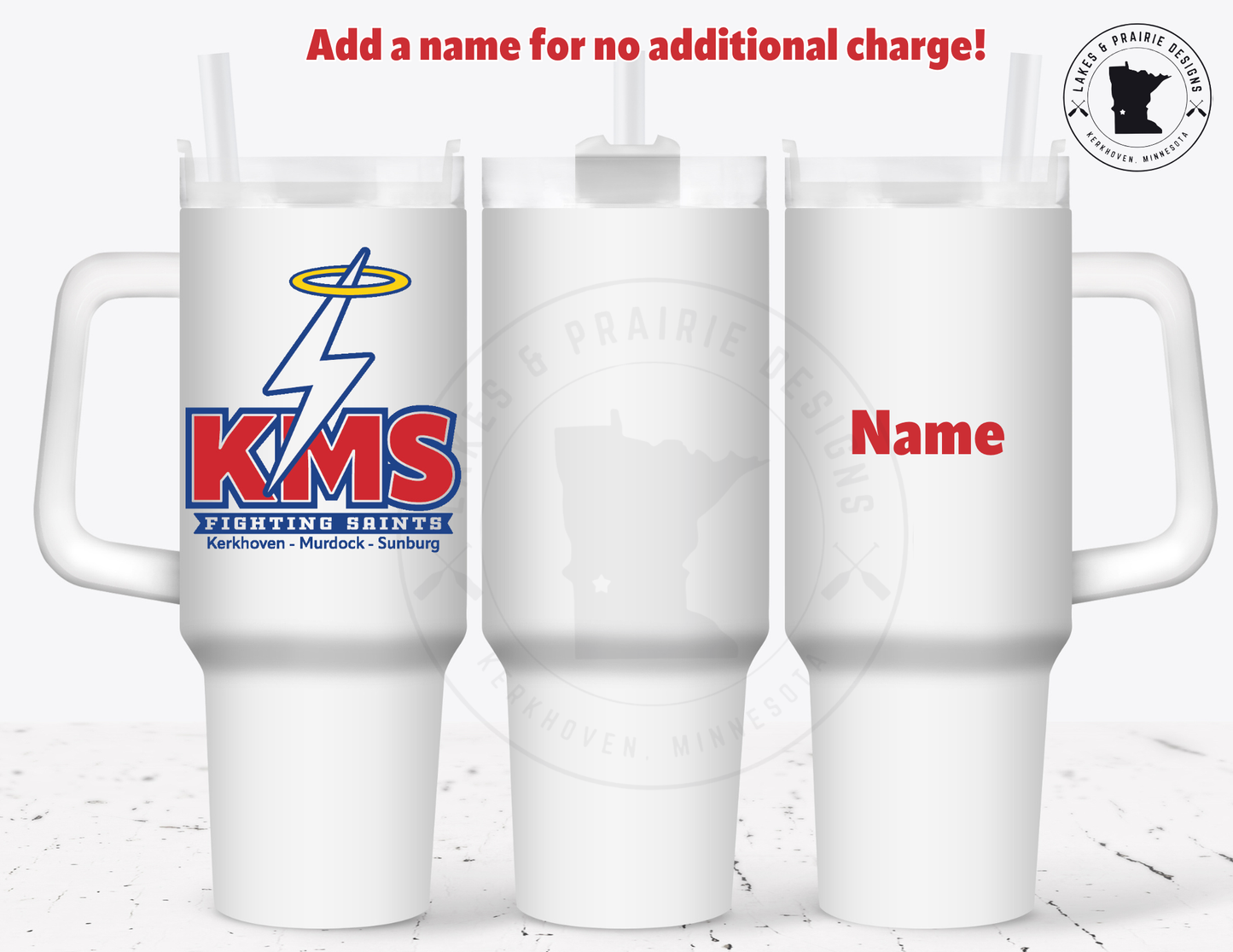 KMS Tall Bolt  30 or 40 oz.