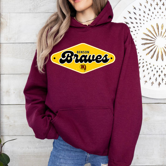 Retro Patch Benson Braves Apparel