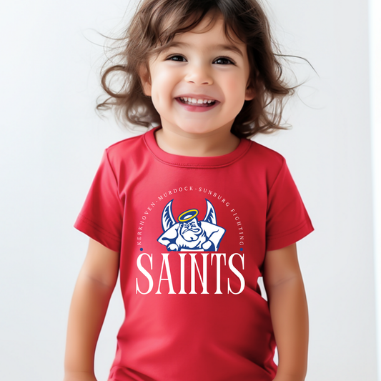 Curve Fighting Saints Toddler T-Shirt