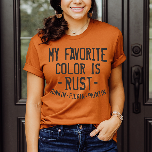 Favorite Color is Rust