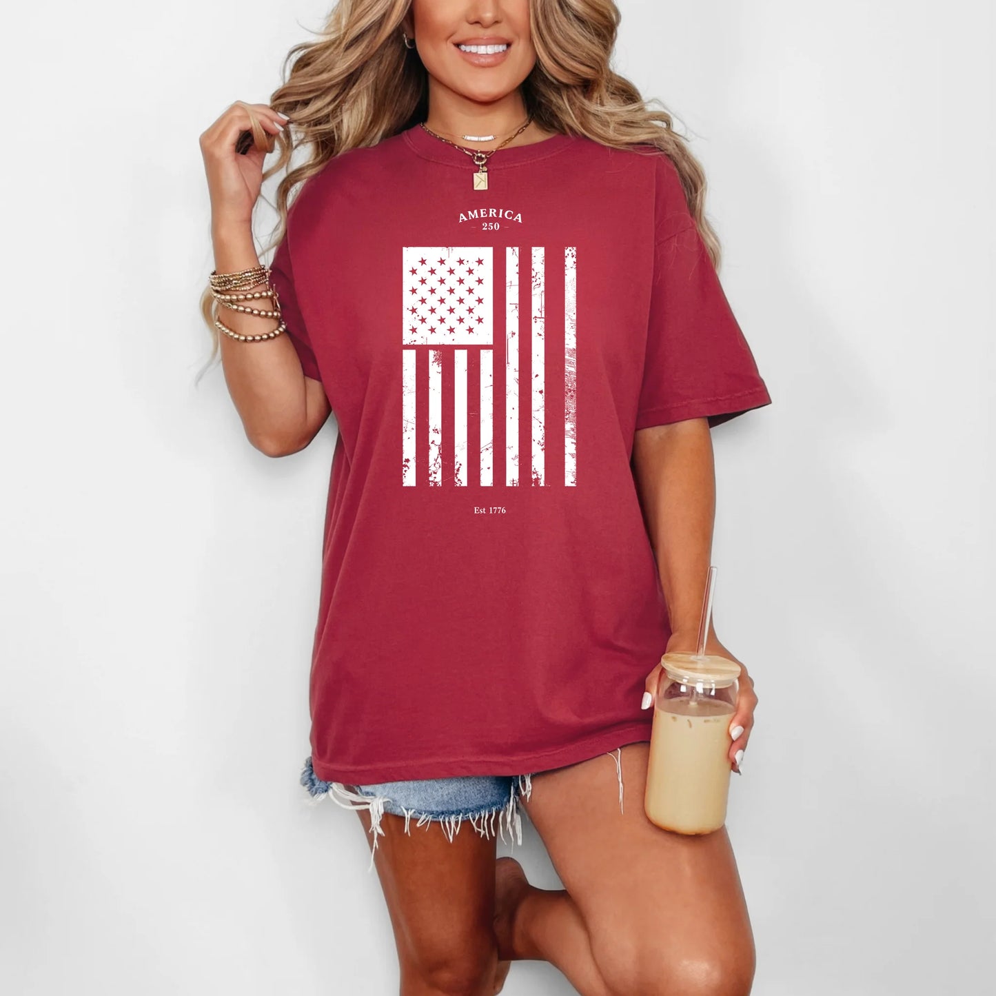 American Flag Distressed