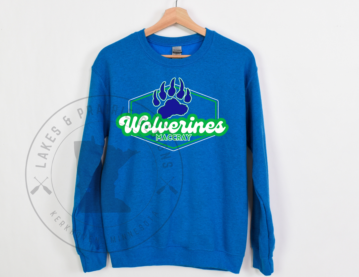 Retro Maccray Wolverines Adult Apparel