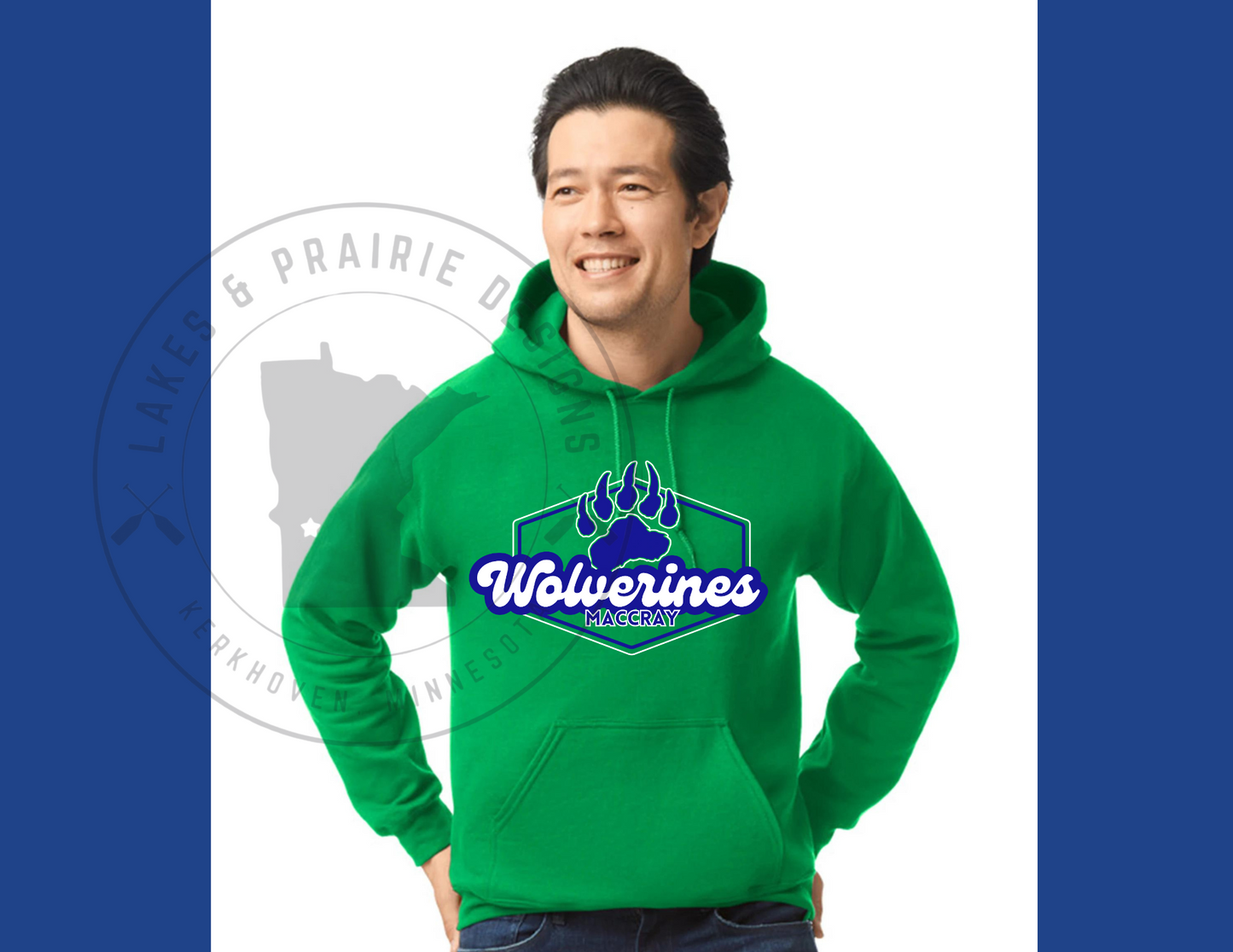 Retro Maccray Wolverines Adult Apparel