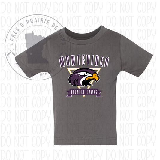 Vintage Montevideo Thunder Hawks Toddler T-Shirt