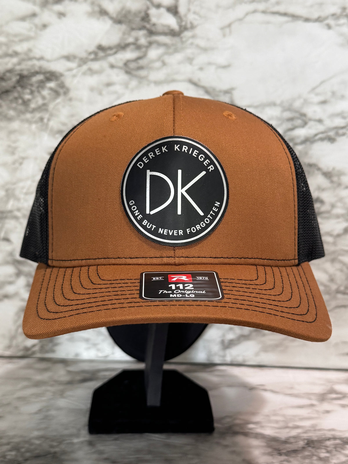 Derek Krieger Memorial Richardson Leather Patch Hat