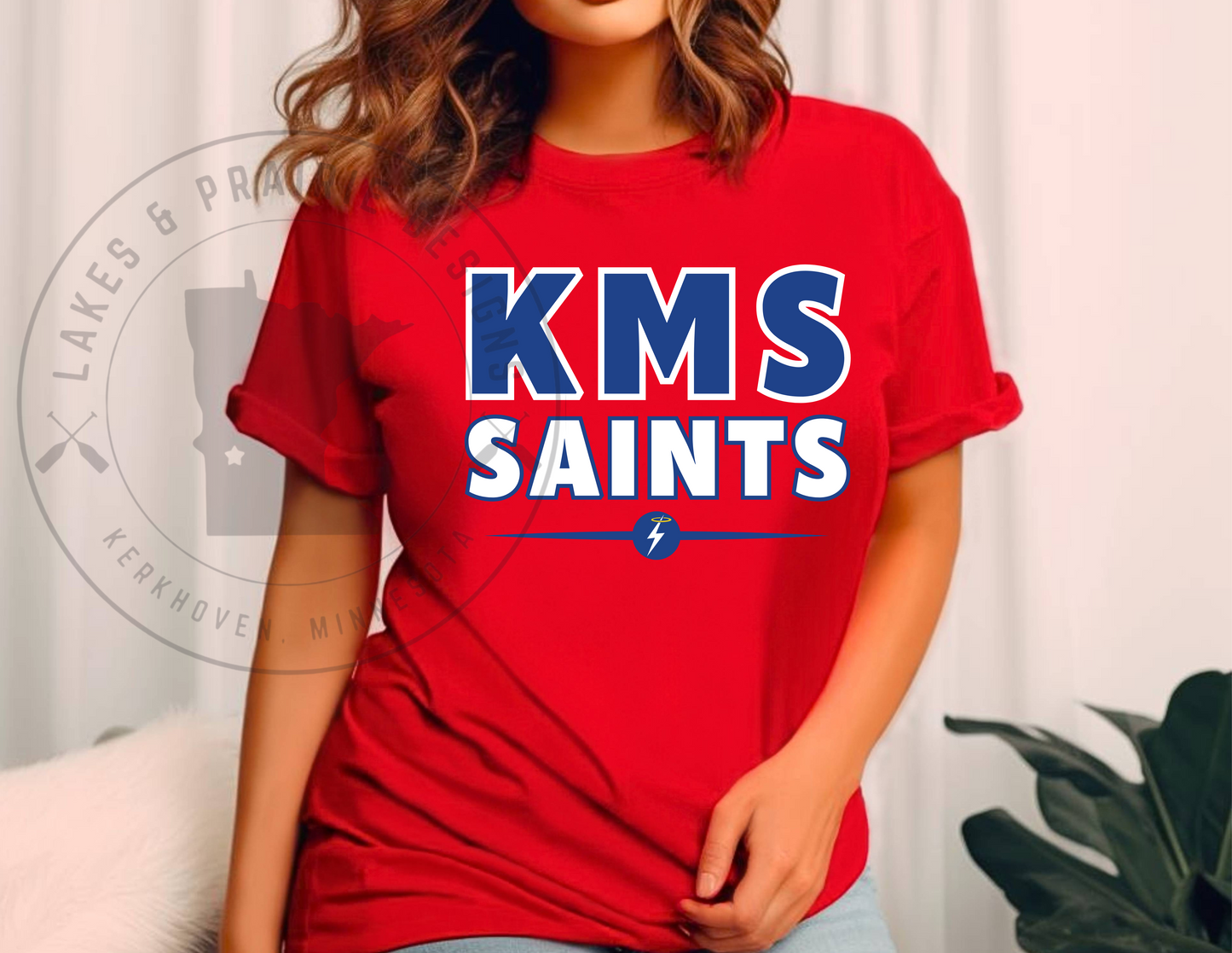 KMS Saints Youth and Adult Red T-Shirt