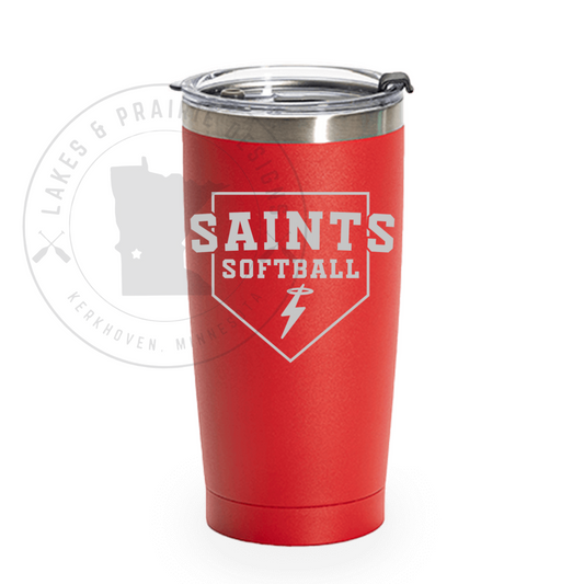 KMS Softball Engraved 20 oz. Tumbler