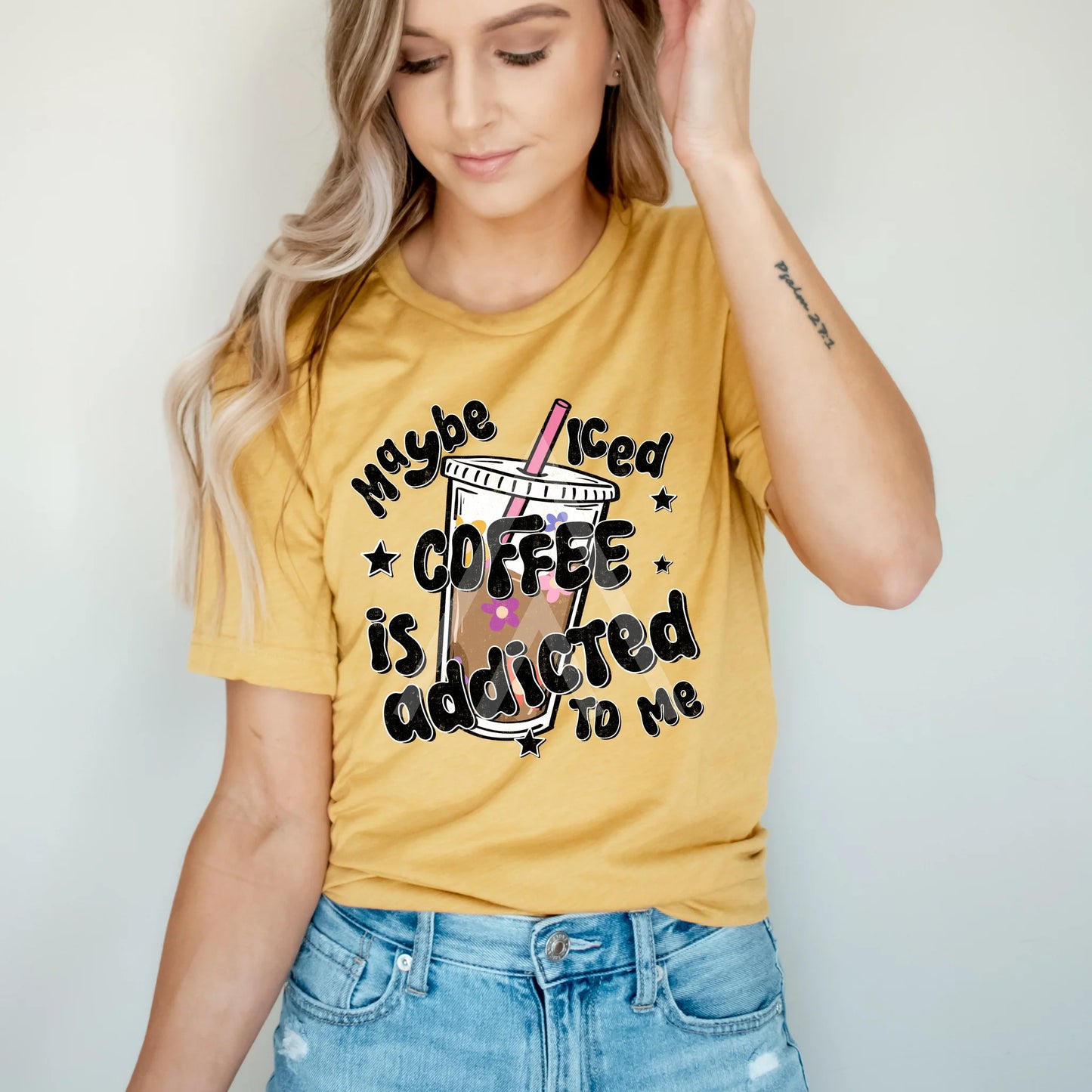 Maybe Iced Coffee is Addicted to Me