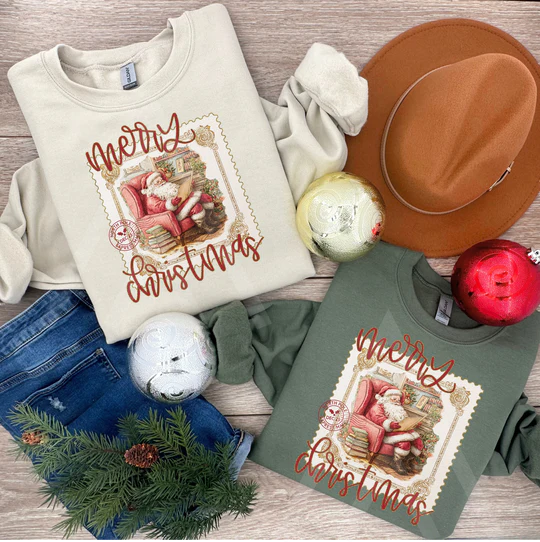 Merry Christmas Santa Postage