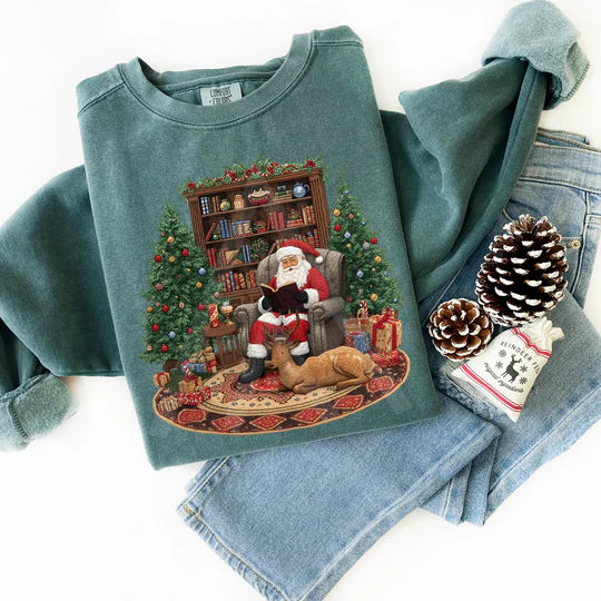 Santa Reading
